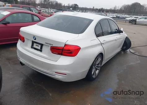 2016 BMW 3 Series из США, поврежденный, VIN WBA8E9G57GNT44767